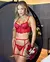 Conjunto Cropped Love com Cinta Liga - comprar online