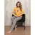Pijama Longo Feminino Basic Estampa Bicho-Preguiça Luna Cuore