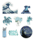 Stickers x color - comprar online