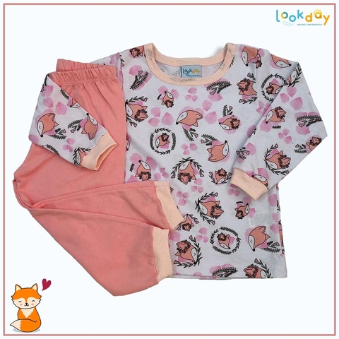 Pijama manga longa raposinha