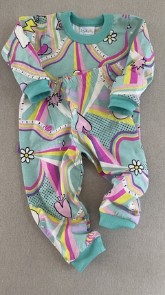 Pijama na espacial colorida - comprar online