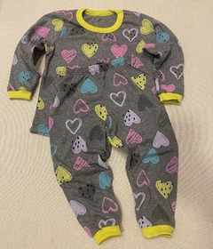 pijama mescla coracao