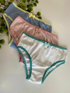 Kit 3 calcinhas sortidas - Lookday Conforto
