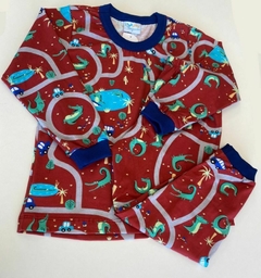 Pijama jacare vermelho