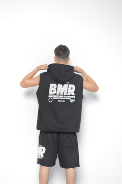 BUZO SIN MANGAS BMR NEGRO en internet