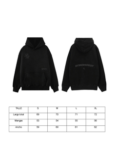 HOODIE NEGRO BB BORDADO - bymore