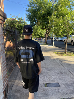 Remera pesada BYMCLUB (negra) - tienda online