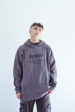 Hoodie Fraktur (grey)