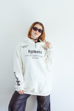 Hoodie Fraktur (Cream)