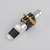 Jm profissional tenor soprano alto saxofone metal bocal banhado a prata boca sax na internet