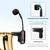 Xiaokoa uhf sem fio saxofone sistema de microfone clipe em instrumentos musicais - comprar online