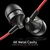 Essager fone de ouvido com fio fone de ouvido com microfone 3.5mm jack para ipho - Gaguinho Music