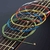 6 pçs/set cordas da guitarra acústica arco-íris