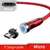 Essager 540 Rotate Magnetic Cable Fast Charging Magnet Charger Micro USB Type C