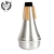 Silenciador prata portátil mudo liga de aluminio trompete - comprar online