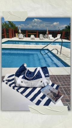 Bolso Playero XXL Mini Anclas - Chola