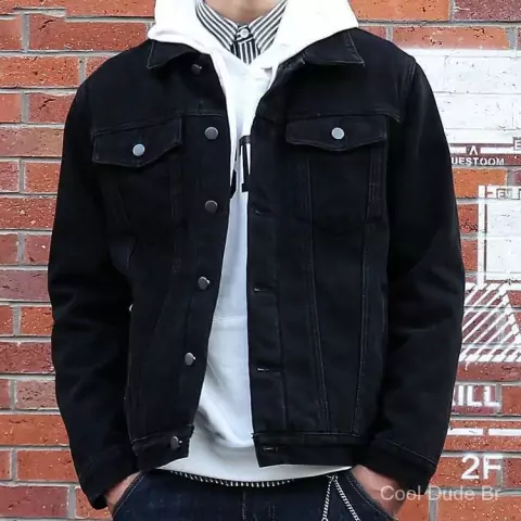 Jaqueta Jeans Masculina - Tradicional streetwear