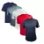 Kit 3 camisa masculina basica camiseta premium 100% algodão