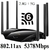Firmware Chinesa, 6 antenas wifi6 roteador sem fio 802.11ax, bandas duplas 2.4ghz