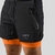 Calções casuais de dupla camada masculina, secagem rápida, estilo esportivo