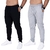 Conjunto de 2 calças masculinas bolso fristyle moletom adulto fitness na internet