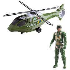 Helicóptero c/ Soldado Game Line BS Resgate - BS Toys