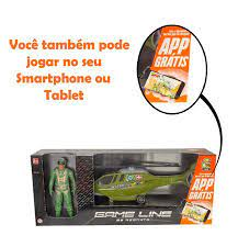 Helicóptero c/ Soldado Game Line BS Resgate - BS Toys na internet
