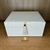 Caixa Decorativa Média Corino Bege Porta joias 20x23,5x11cm - comprar online
