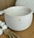 Vela Decorativa em Vaso de Cerâmica Branco Off White D12 cm na internet
