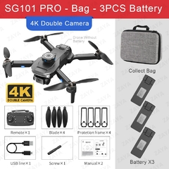 SG101 Pro Drone, Motor sem escova, 1080P 4K Camera Dron, evite obstáculos, Quad - loja online