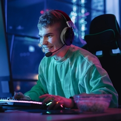 HAVIT Fuxi-H4 Fones de ouvido sem fio para jogos Bluetooth 2,4 GHz Com microfone na internet