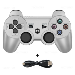 Para sony ps3 controlador suporte bluetooth sem fio gamepad para play station 3 - L.F