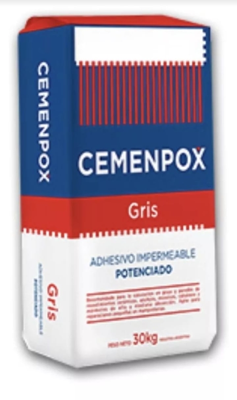 Cemenpox Gris Adhesivo Impermeable X 30 KG