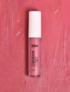 BATOM LIQUIDO INSTANT LIPS NINA MAKEUP BRIDE - Mancini Cosméticos