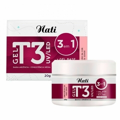 GEL NATI T3 UV/LED NUDE COVER 20G