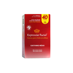 HENNA EXPRESSAO FACIAL CASTANHO MEDIO