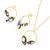Conjunto Abalone em Banho de Ouro 18K