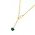 Colar Amor Infinito em Feldspato Verde e Banho de Ouro 18K - Relicarium Cristal