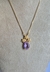 Conjunto Flor Cristal Ametista - comprar online
