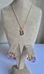 Conjunto Flor Cristal Ametista na internet
