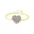 Pulseira Coração Ametista - comprar online