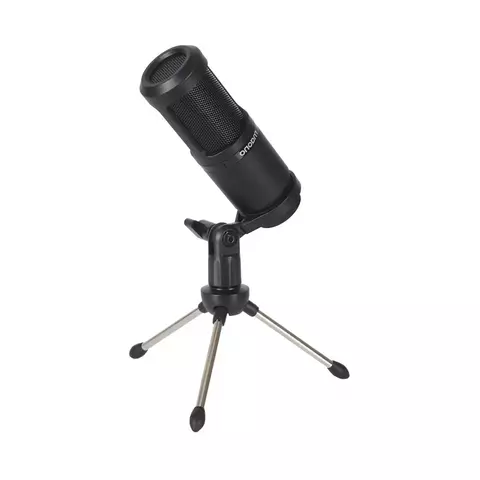 Micrófono Condenser MAONO AU-PM360TR Cardioide Con Soporte de Mesa Cable y Paravientos