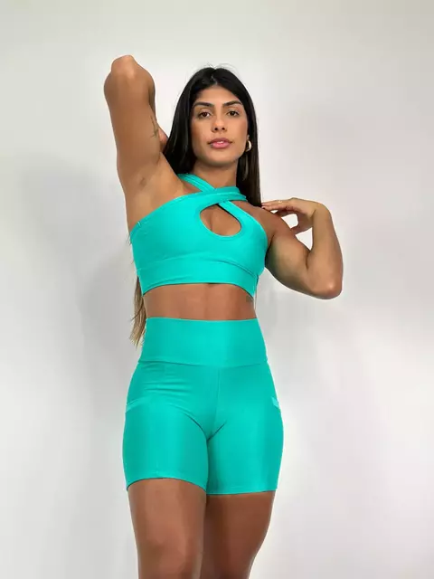 Conjunto Shorts Canelado Mavi Tiffany