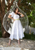 VESTIDO MIDI LUAR EM ALGODÃO- ÁGUA DE ROSAS