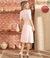 VESTIDO ROSA COM CINTO VIA TOLENTINO - comprar online