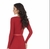 Vestido Tubinho De Malha Com Fenda Lateral Vermelho Via Tolentino - loja online