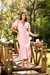 VESTIDO MIDI VALENTINE AGUA DE ROSAS - loja online