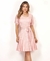 VESTIDO TEXTURIZADO ROSA VIA TOLENTINO
