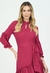 Vestido Evasê Com Botões Frontal Pink Via Tolentino - comprar online