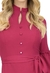Vestido Evasê Com Botões Frontal Pink Via Tolentino - loja online